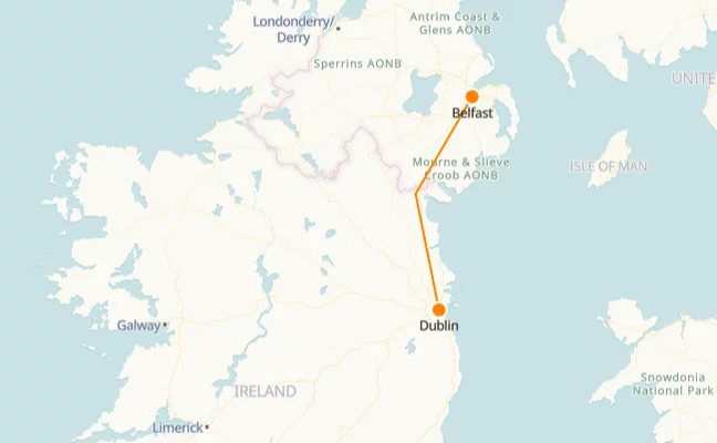 Dublin Trains - Maps, Travel Information and Timetables — Dublin